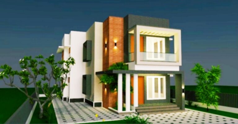 Stylish Contemporary House at 4.5 Cent Land