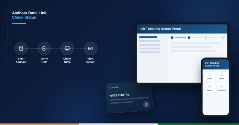 aadhaar bank account link status