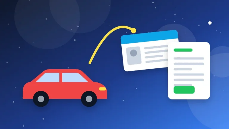 vehicle ownership transfer Kerala online illustration